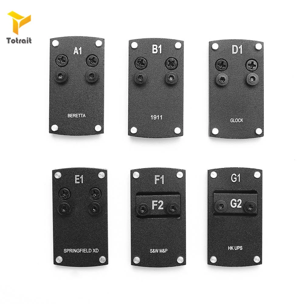 

TOtrait Micro Reflex Red Dot Sight Mount Base Adapter Plate for Glock /1911 /USP/P226