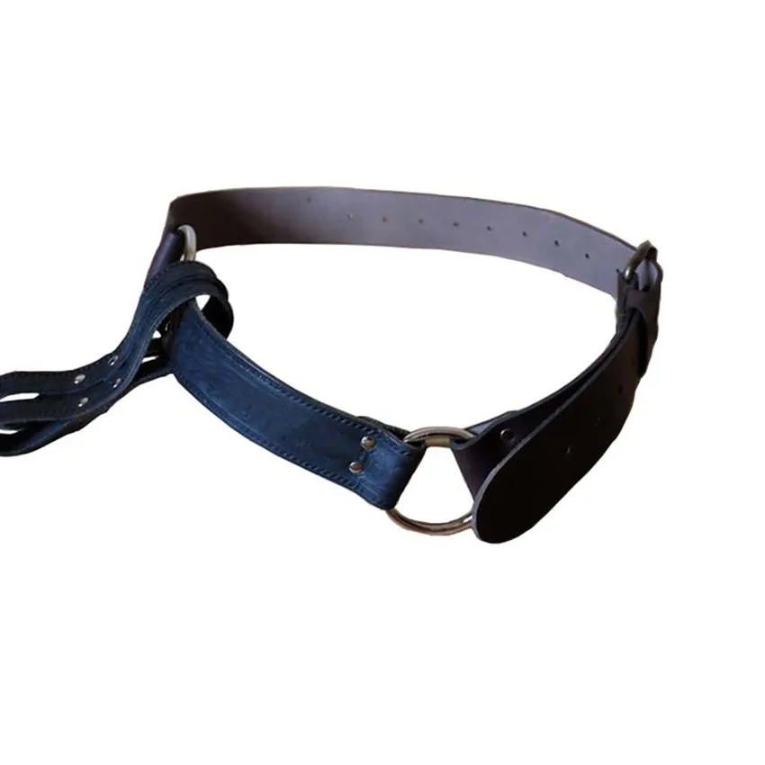 

Unisex Leather Belts Women Steampunk Accessories Cosplay Retro Halloween Costumes for Adult Men Vintage Solid Color Waistband