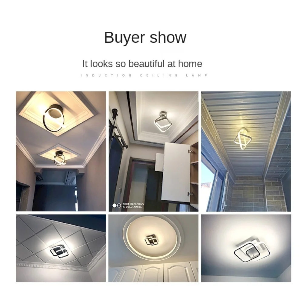 Современный светодиодный потолочный светильник для коридора гостиной комнатная