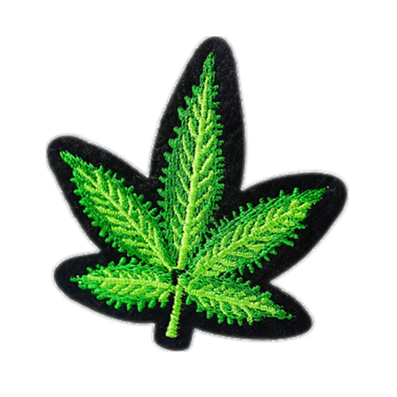 1 шт. тканевые значки сделай сам с кленовыми листьями розой и птицами