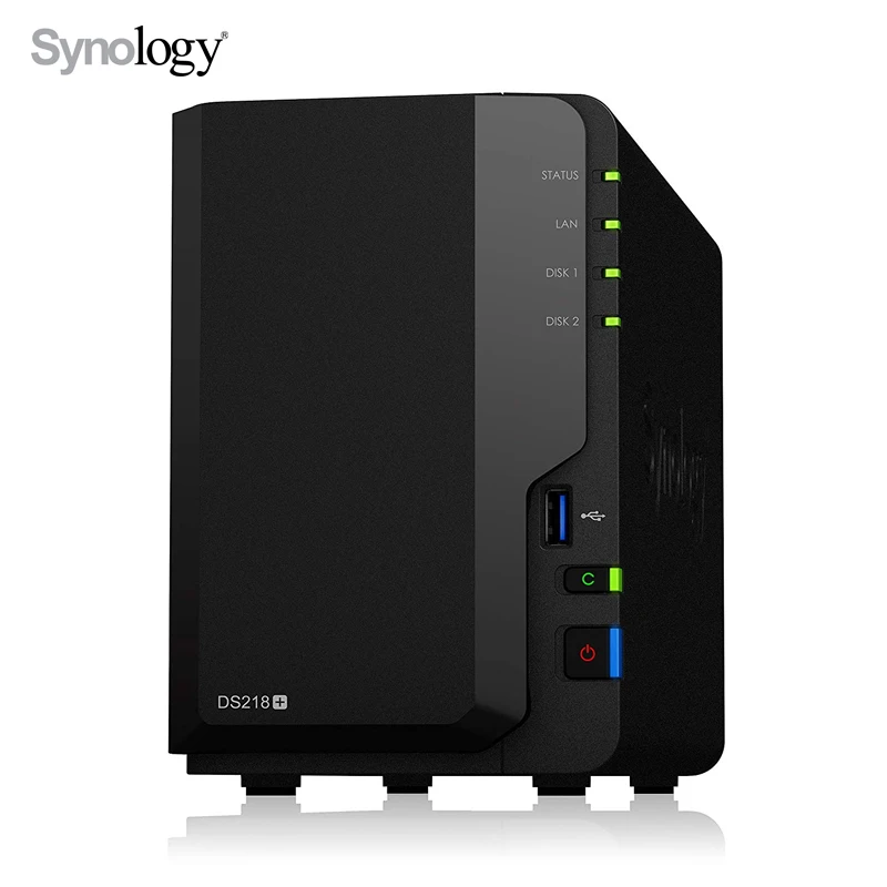 

Synology 2 bay NAS DiskStation DS218 + (без дисков)
