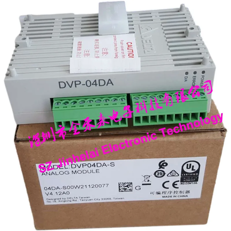 

Новый и оригинальный аналоговый Расширенный модуль DELTA DVP04DA-S