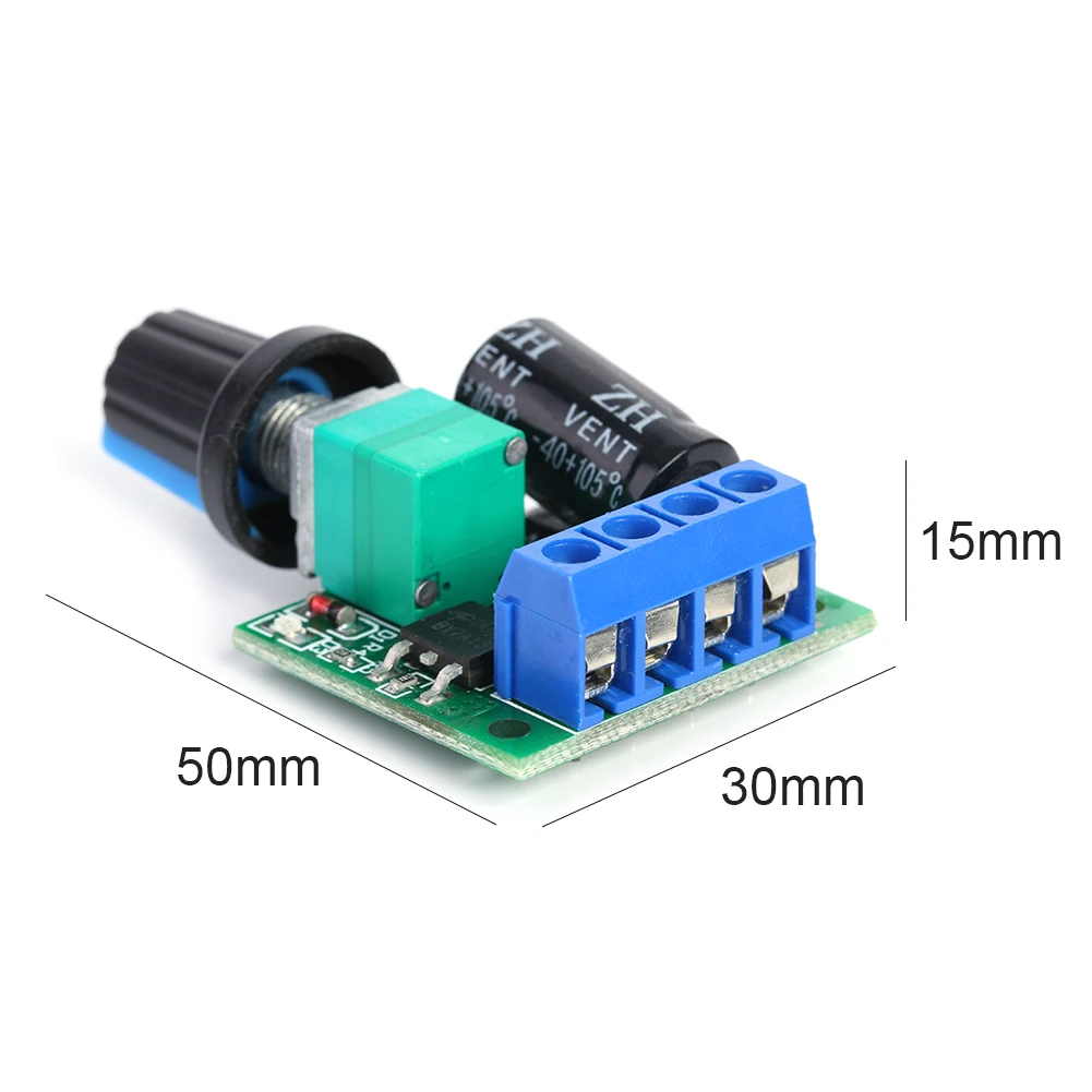 

5A 90W PWM Motor Speed Controller Module DC 5V-35V Adjustable Voltage Regulator Governor Switch