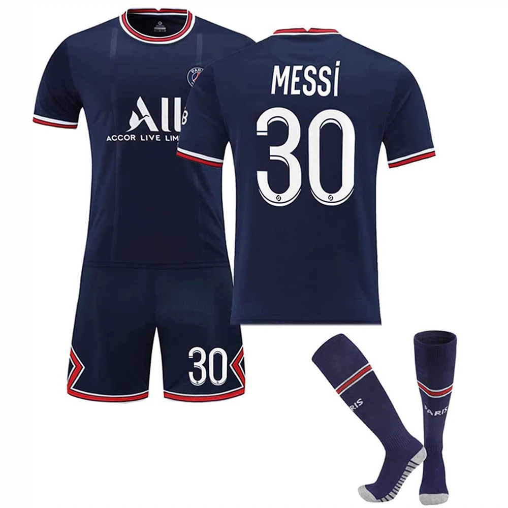 Высококачественная Новинка 2021 г. Джерси Psg 30 футболки с Месси для футбола