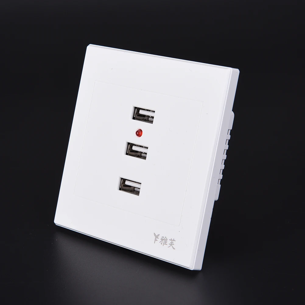 Новый DC 2/3/4 Порты USB 5V 3.1A Электрический настенный Зарядное устройство док-станции