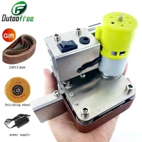 mini electric belt sander household small electric stainless steel knife sharpening bench grinding polishing machine 775795895