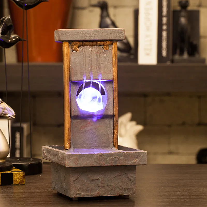 Европейский фонтан с водой для гостиной офиса Настольный увлажнитель водный