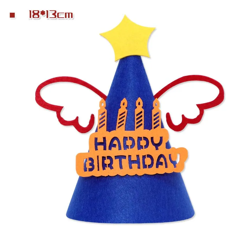 1 шт. на день рождения шляпа Симпатичные изготовленные вручную кепки для