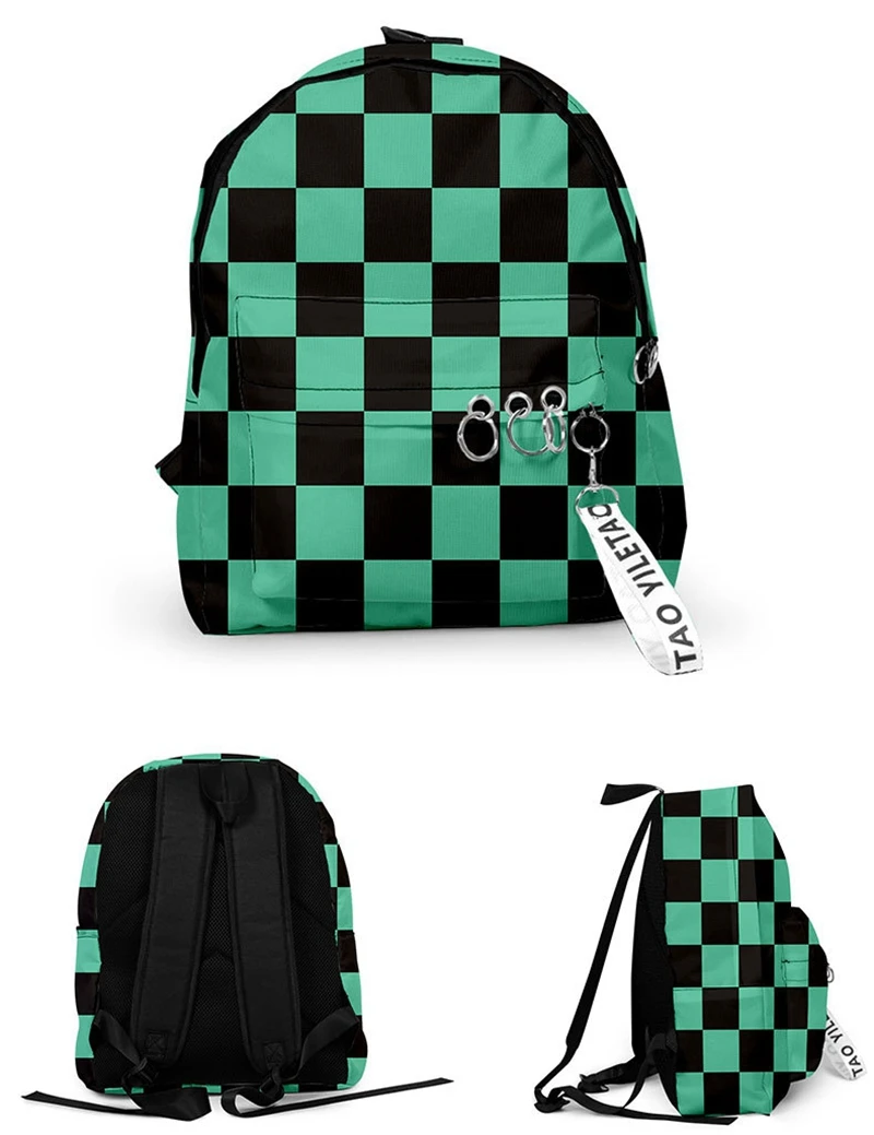 Рюкзак для косплея из ткани Оксфорд на молнии с аниме рассекающий демонов |