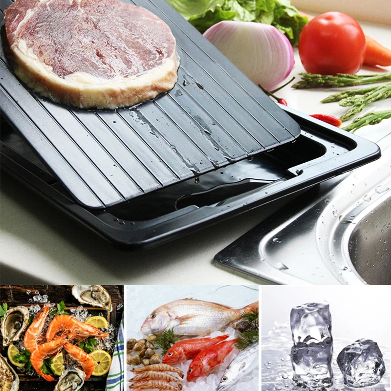 Бытовой поднос для размораживания быстрое устройство пищи мяса и фруктов доска