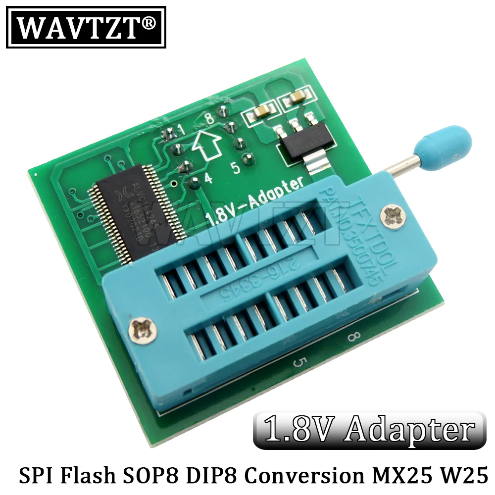 USB-программатор CH341A 24 25 серия EEPROM Flash BIOS + зажим SOIC8 SOP8 адаптер 1 8 в Комплект сделай