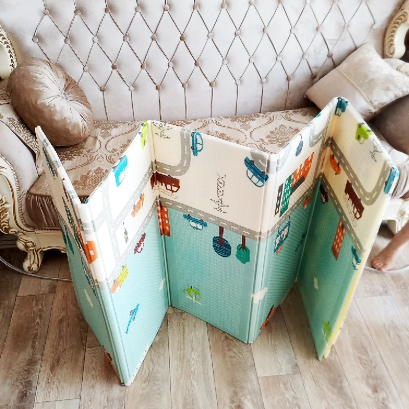 Складной детский игровой коврик XPE для детского спортивного зала обучающие