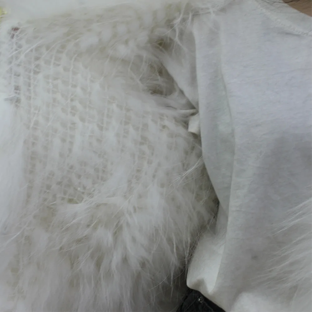 Linhaoshengyue 2020 hot fashion  women Real raccoon fur short coat  Real fur