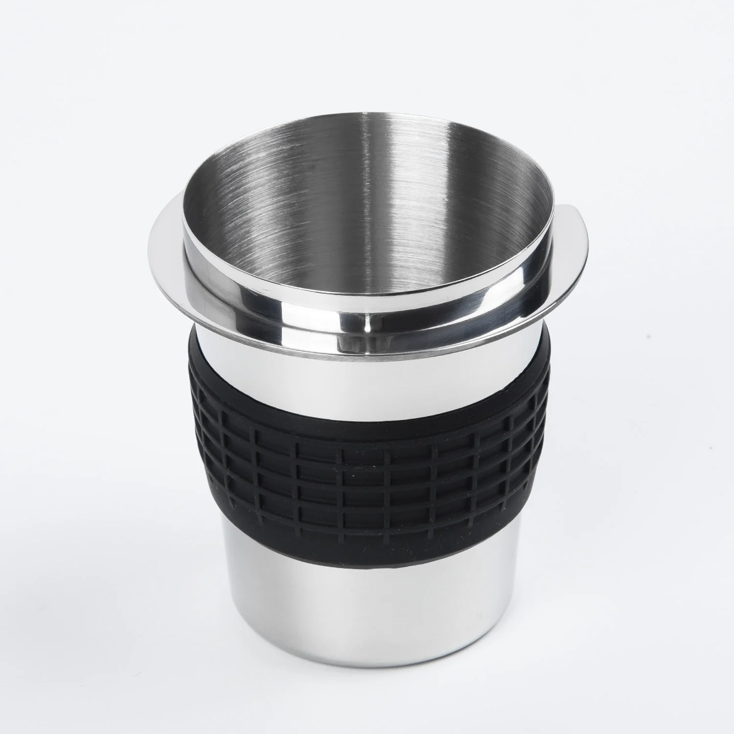 Кружка-дозатор кофейного порошка EK43 из нержавеющей стали серебристого цвета 1 шт.