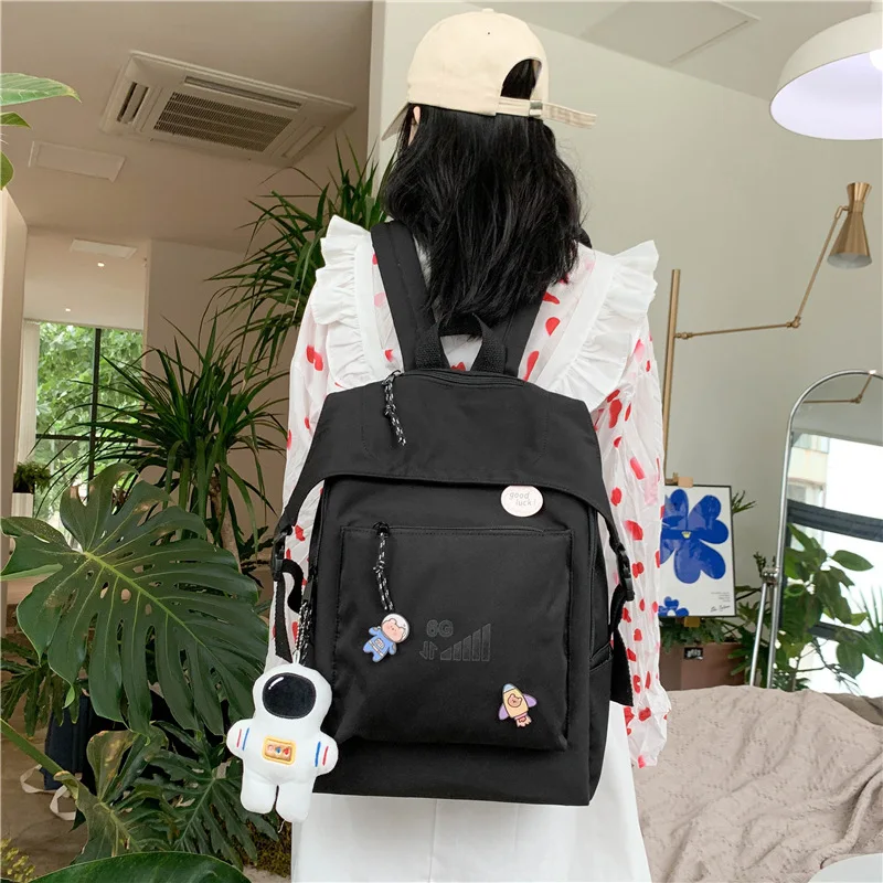

2021 New Backpack Summer Harajuku Style Japanese Style Simple Girls' College Style Trendy Backpack Student Backpack