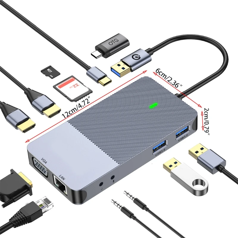 

HDMI- + - VGA 11 1 Ethernet SD TF 2xAUX SSD