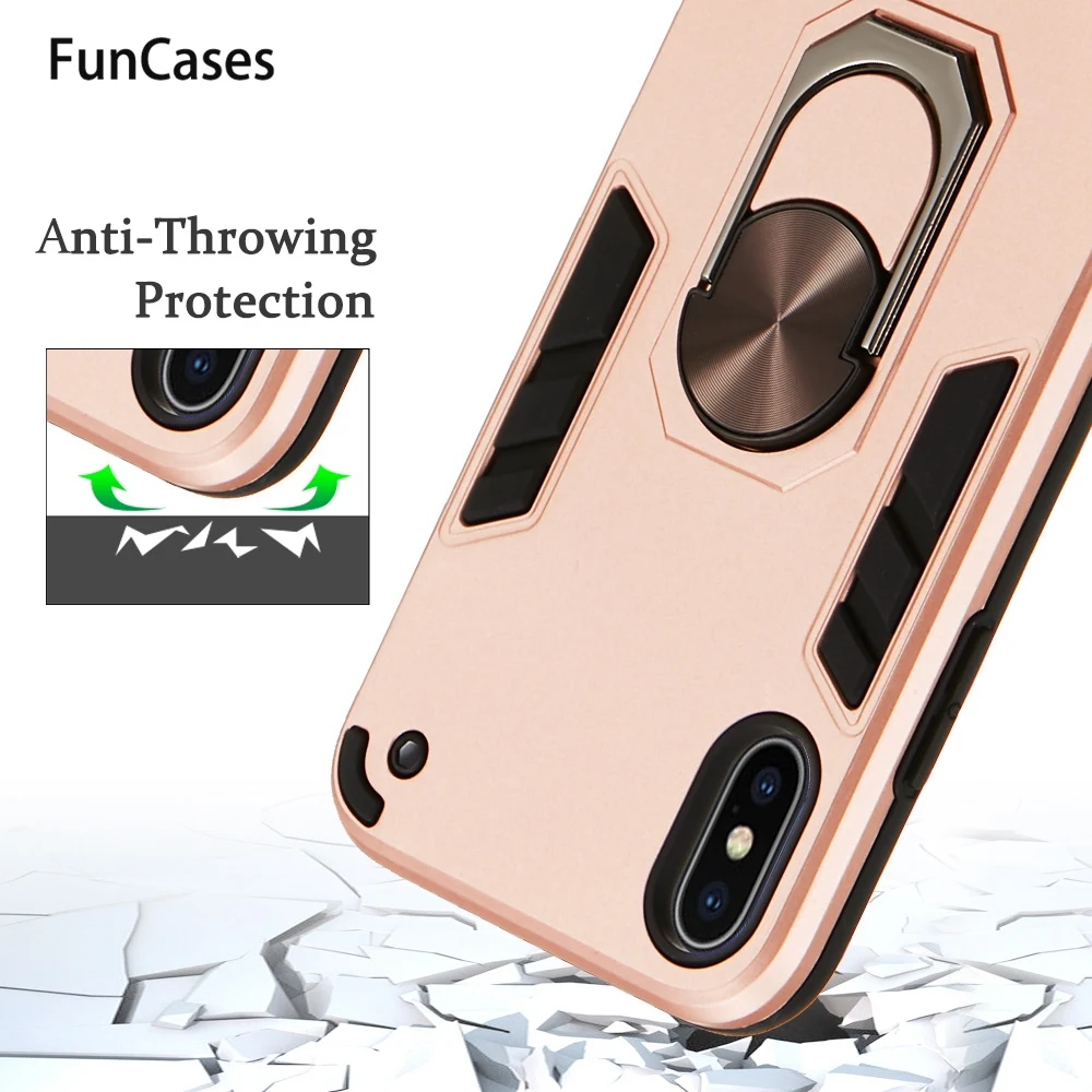 Coque чехол для iPhone 6 &amp 6s TPU + жесткий пластиковый Прочный гибридный бронежилет с