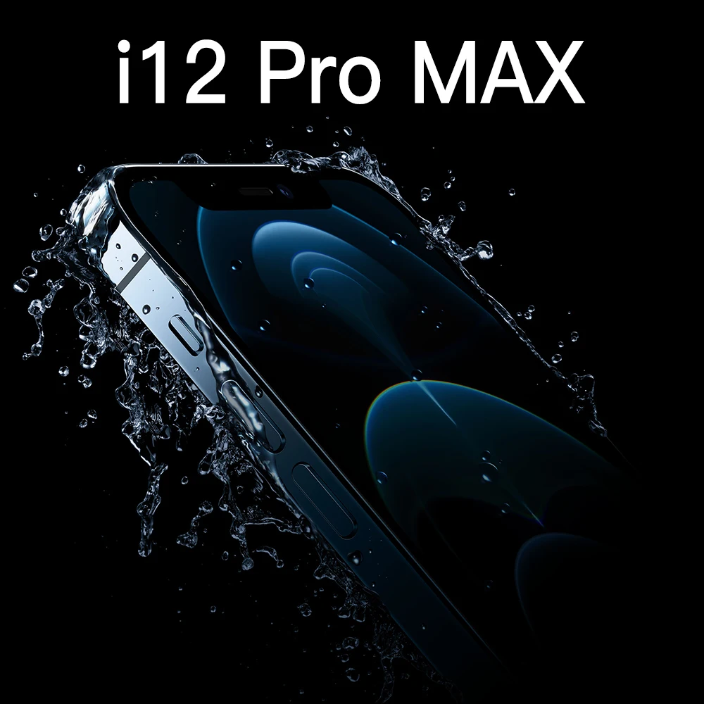 

i12 Pro MAX Global Version Newest Android11 6.7Inch 5g Smartphones Waterdrop HD Screen 8GB 256GB 24MP+48MP 8core 5800mAh