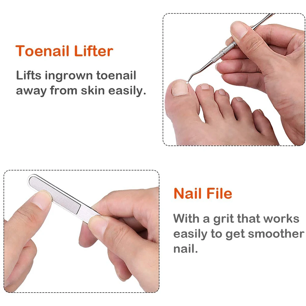 6 шт./компл. из нержавеющей стали ножницы для кутикулы кусачки пилка удаления