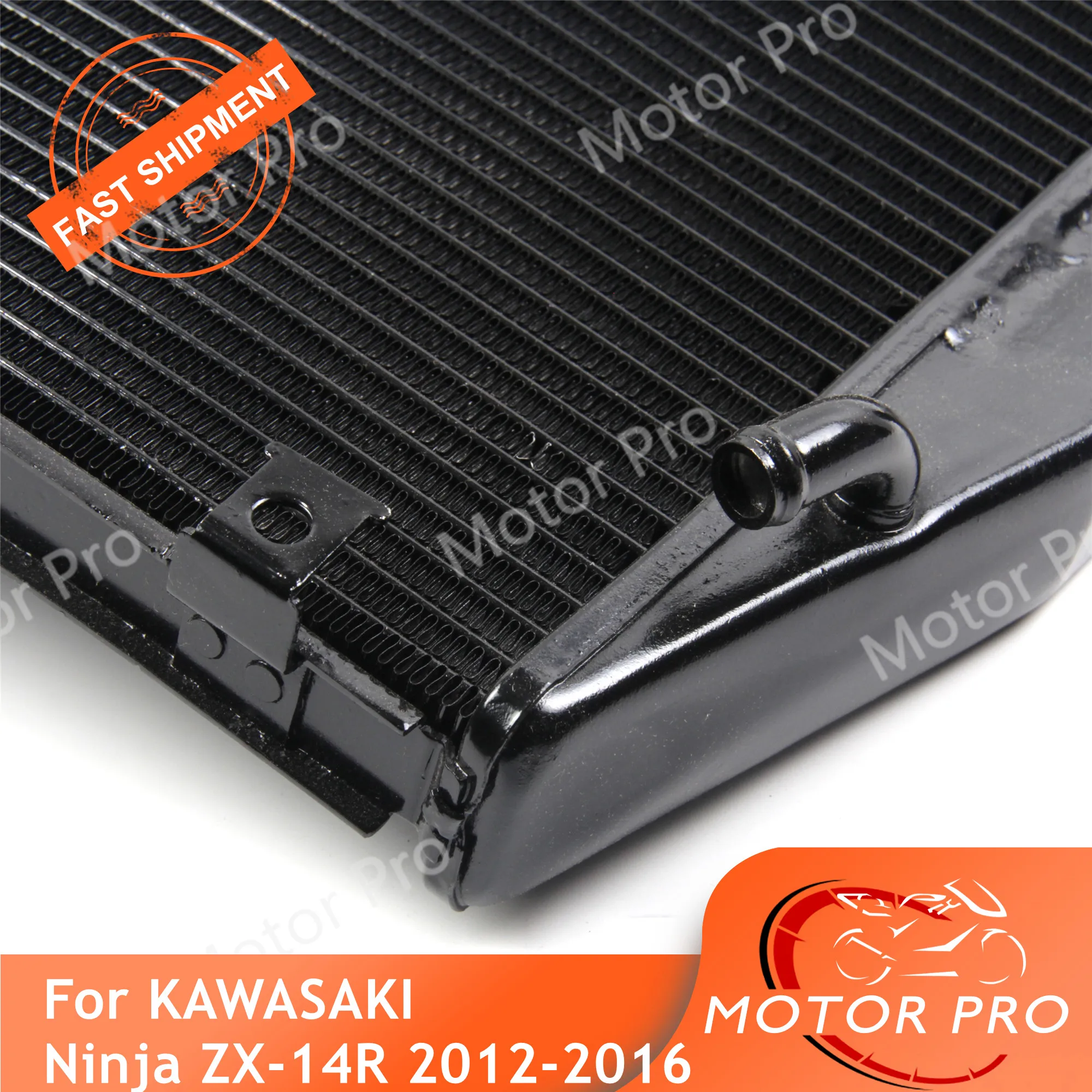 Radiator For Kawasaki Ninja ZX14R 2012 - 2016 Cooling Cooler ZX 14R ZX-14R 2013 2014 2015 water Accessories ZG1400 | Автомобили и
