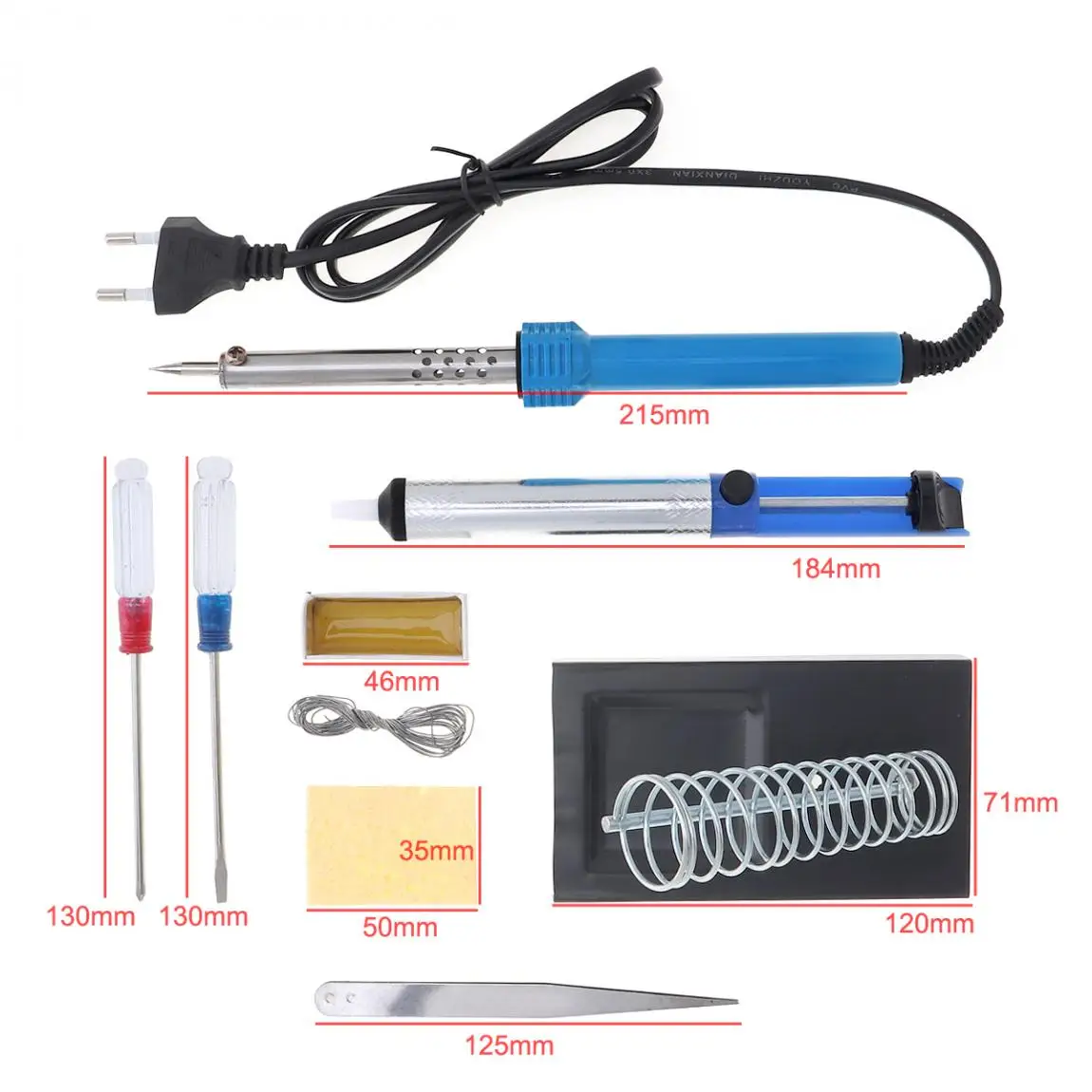 Электрический сварочный паяльник 220 В 30/40/60 Вт с европейской вилкой|tool kit set|tool kittool