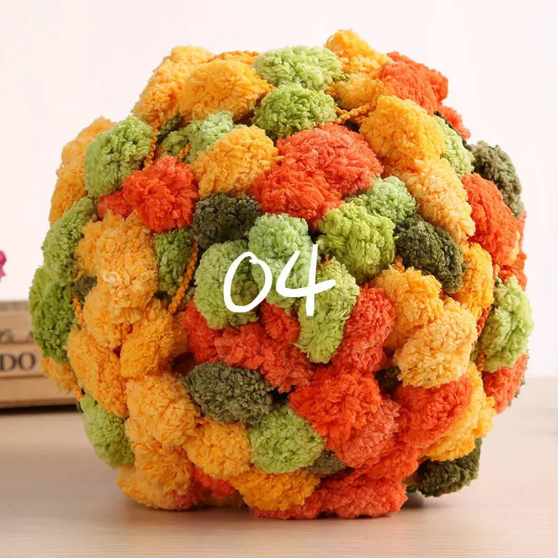 3 мяча * 130 г Толстая линия вязания крючком Цветущий шарф нить большой шарик