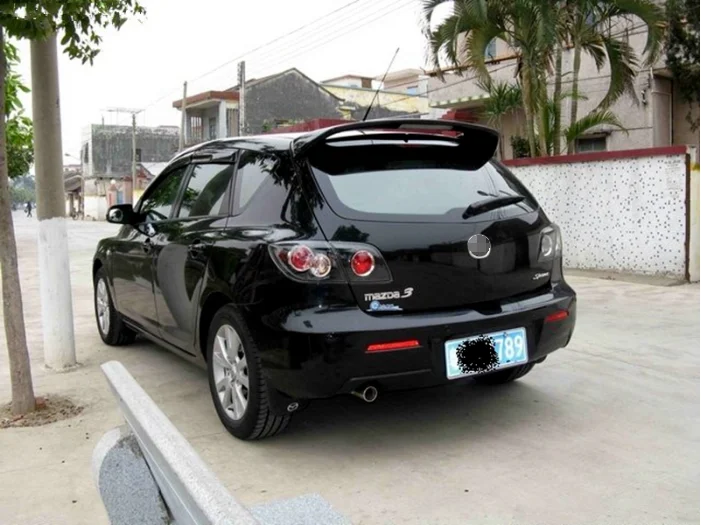 Высококачественный спойлер из АБС пластика для Mazda 3 M3 Hatchback 2006 2013 праймер заднего