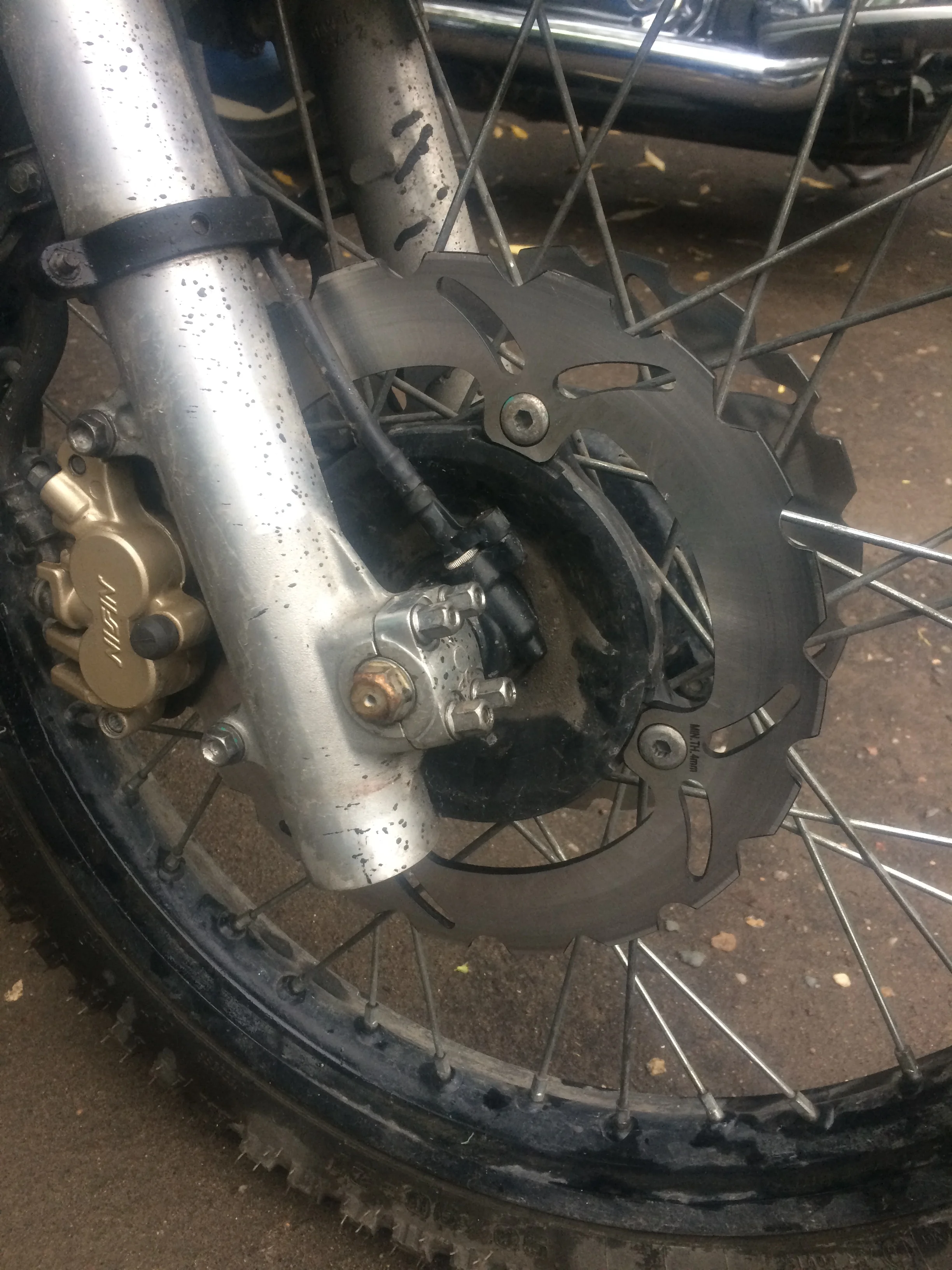 Дисковый ротор заднего тормоза BIKINGBOY XRV 750 Africa Twin 90-02 98 97 96 95 94 XL1000V XLV 1000 Varadero 99 00 01 02