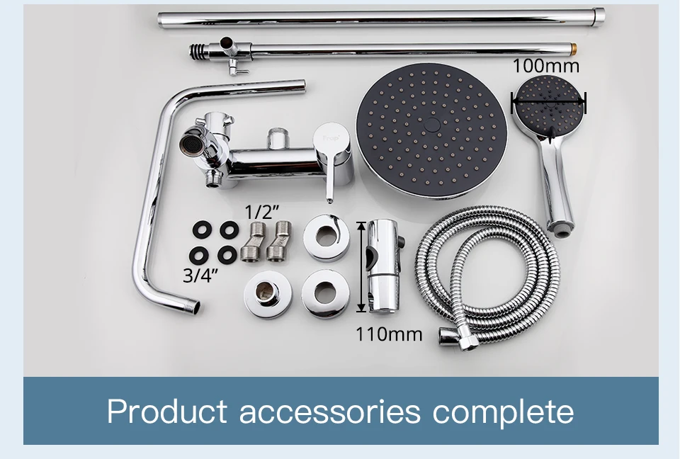 FRAP Shower Faucets Set white bathroom shower system bath shower mixer faucet rainfall shower head Taps Wall Mounted faucet