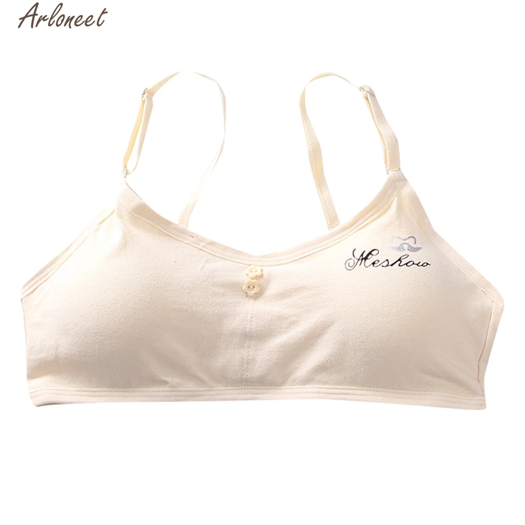Спортивный бюстгальтер для молодых девушек нижнее белье подростков спортивный с
