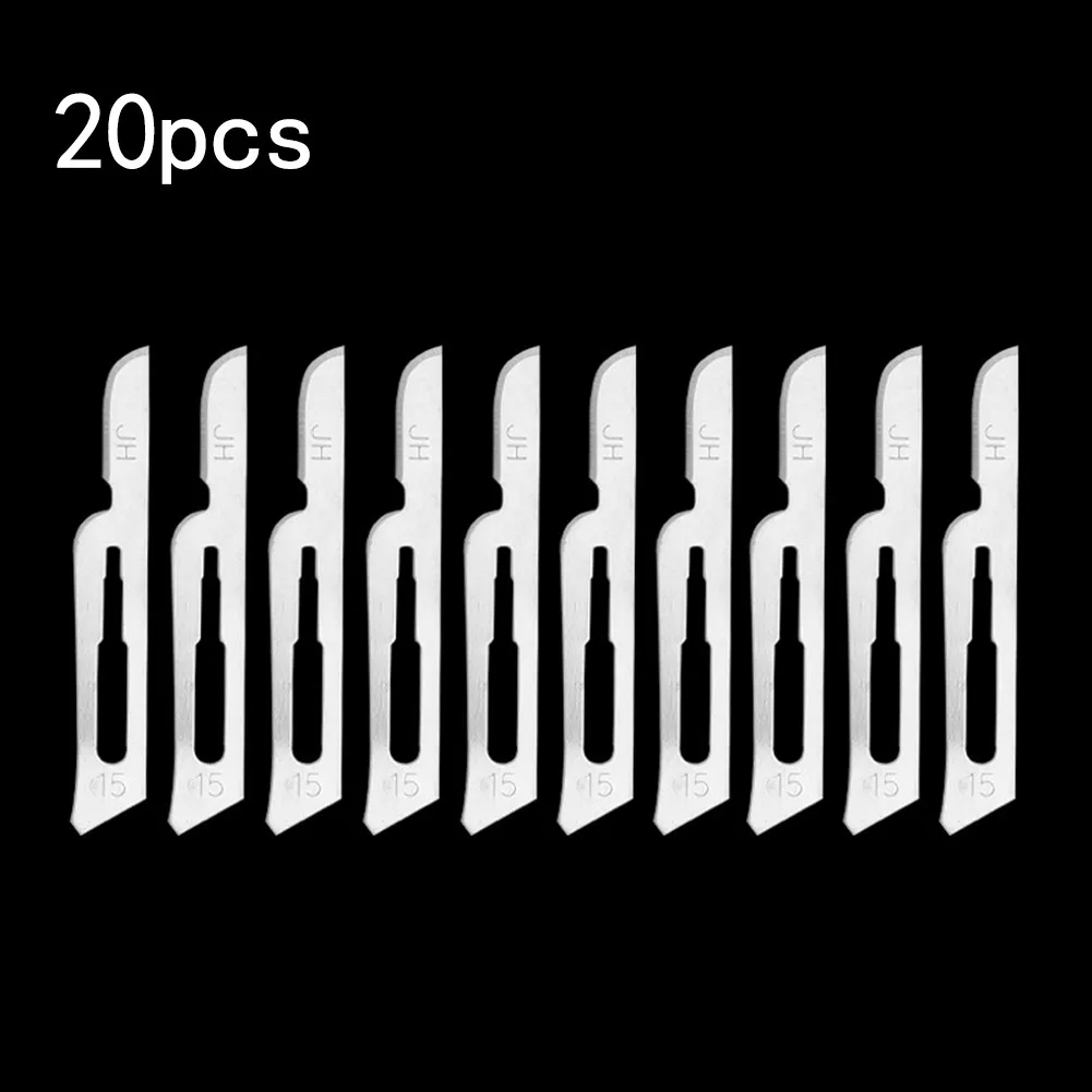 

Set Blades Silver Wood 10#-24# Type Blades Carving Engraving Kit Scalpel