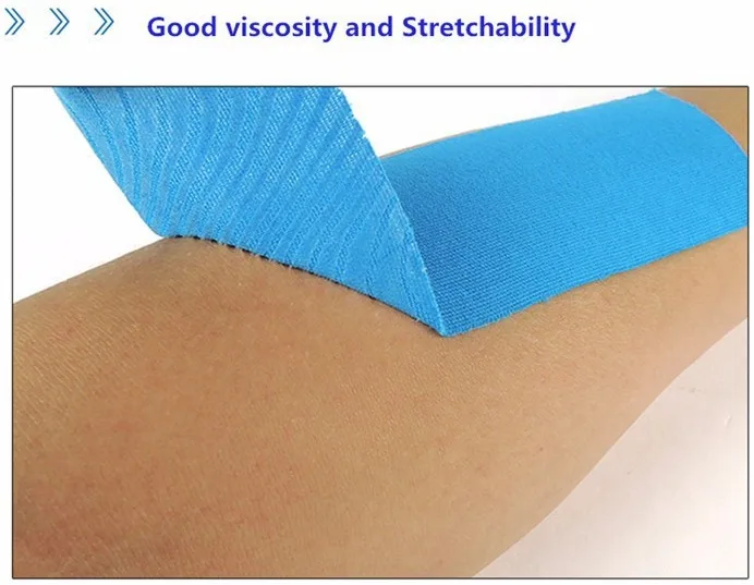 

10cm x 5m Sports Kinesiology KT kinesioTape Cotton Elastic Apertured Muscle stickers Adhesive Bandage Strain Injury Support