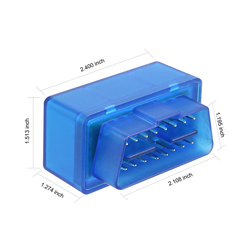 Лучшая Цена Мини Elm327 v1.5 pic18f 25k80 чип V1.5 bluetooth ELM 327 OBD2 / OBDII сканер для Android MINI elm 327|bluetooth