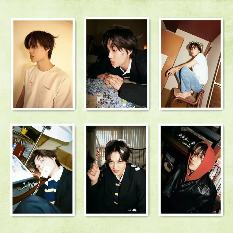 2 Pcs/Set Kpop Wholesale EXO KAI New Album Peaches Poster HD Photo Art Picture Room Home Decor Wall Stickers Fans Collection