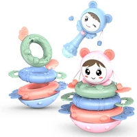 multifunction baby music flashing teether rattle toys cartoon hand bells mobile infant pacifier newborn early educational toys
