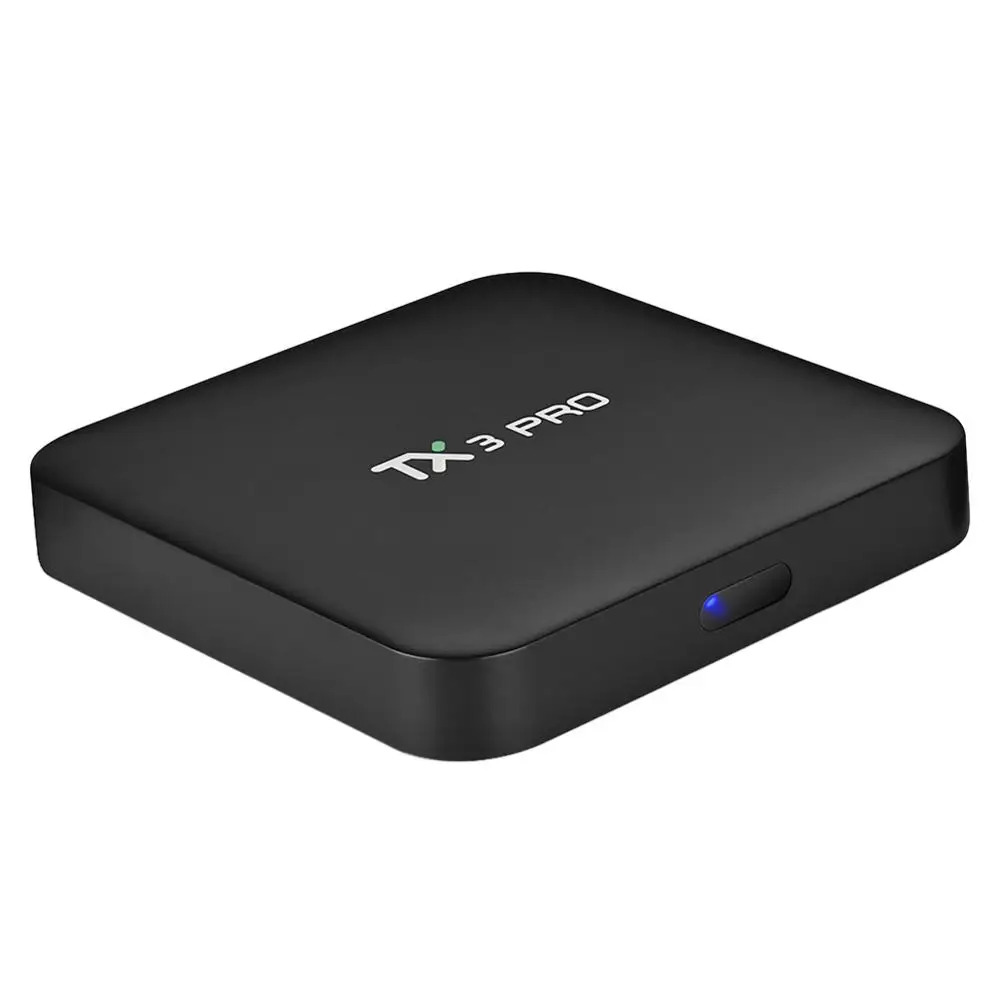Tanix TX3 PRO Android 7,1 Смарт ТВ приставка 1+ 8GB Amlogic S905W четырехъядерный 2,4G WiFi 4K HDMI 2,0 H.265 приставка домашний медиаплеер