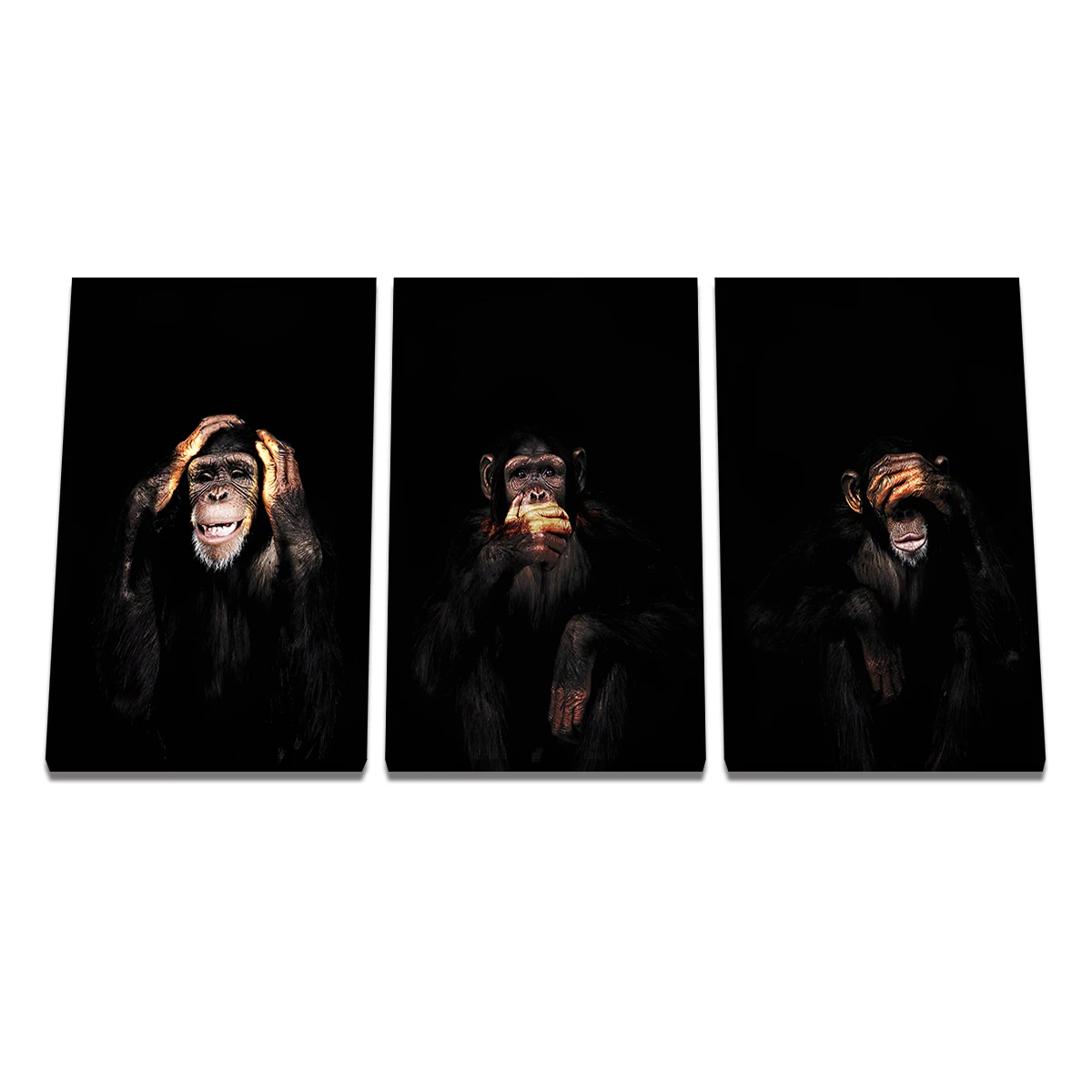 Картина обезьяны не вижу не слышу не говорю