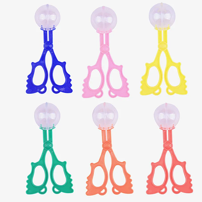 

Handmade Safety Plastic Bug Insect Catcher Scissors Tongs Tweezers for Kids Children Toy Handy Tool Arts and Crafts Kid Toys