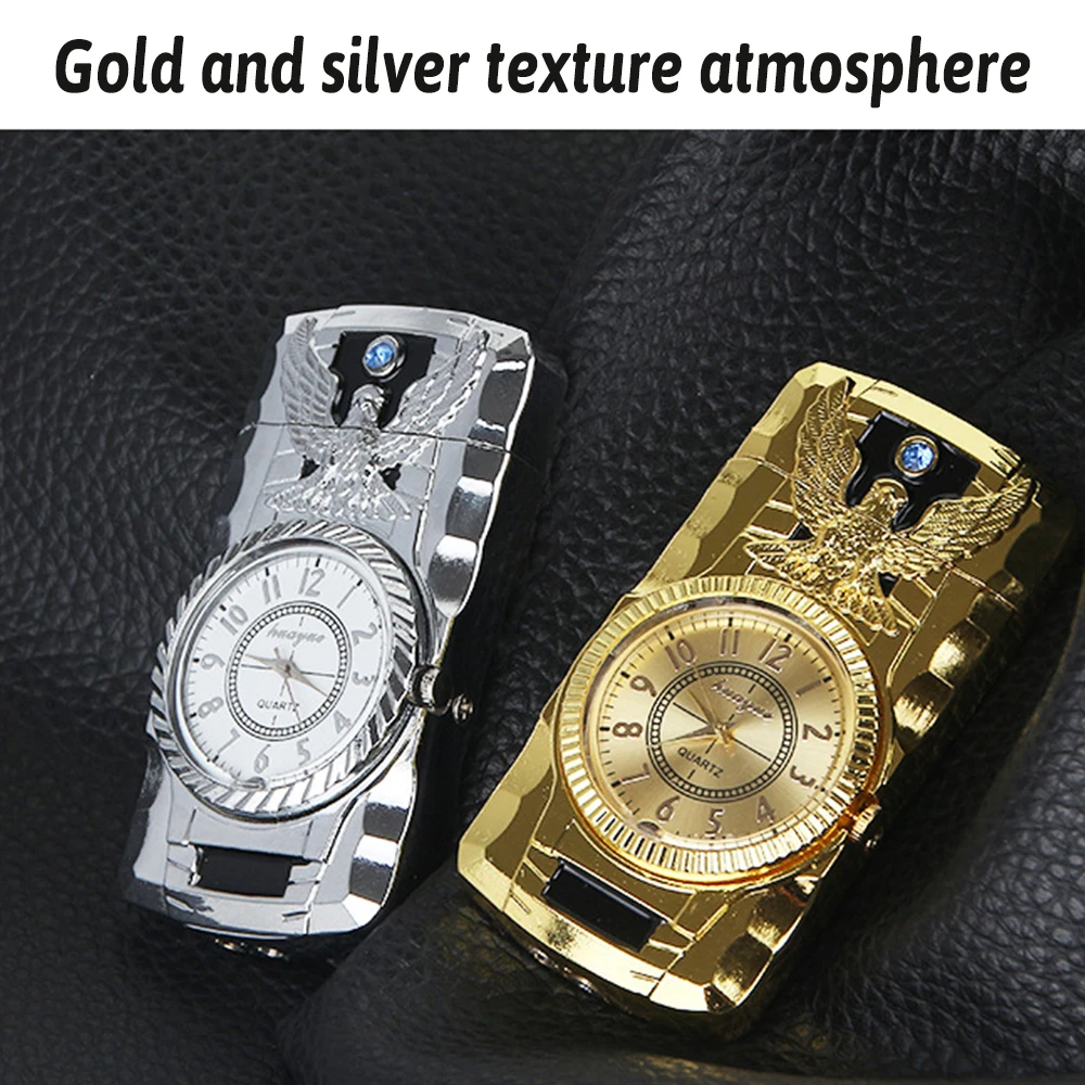 Металлическая надувная зажигалка модная классическая золотая смотреть факел