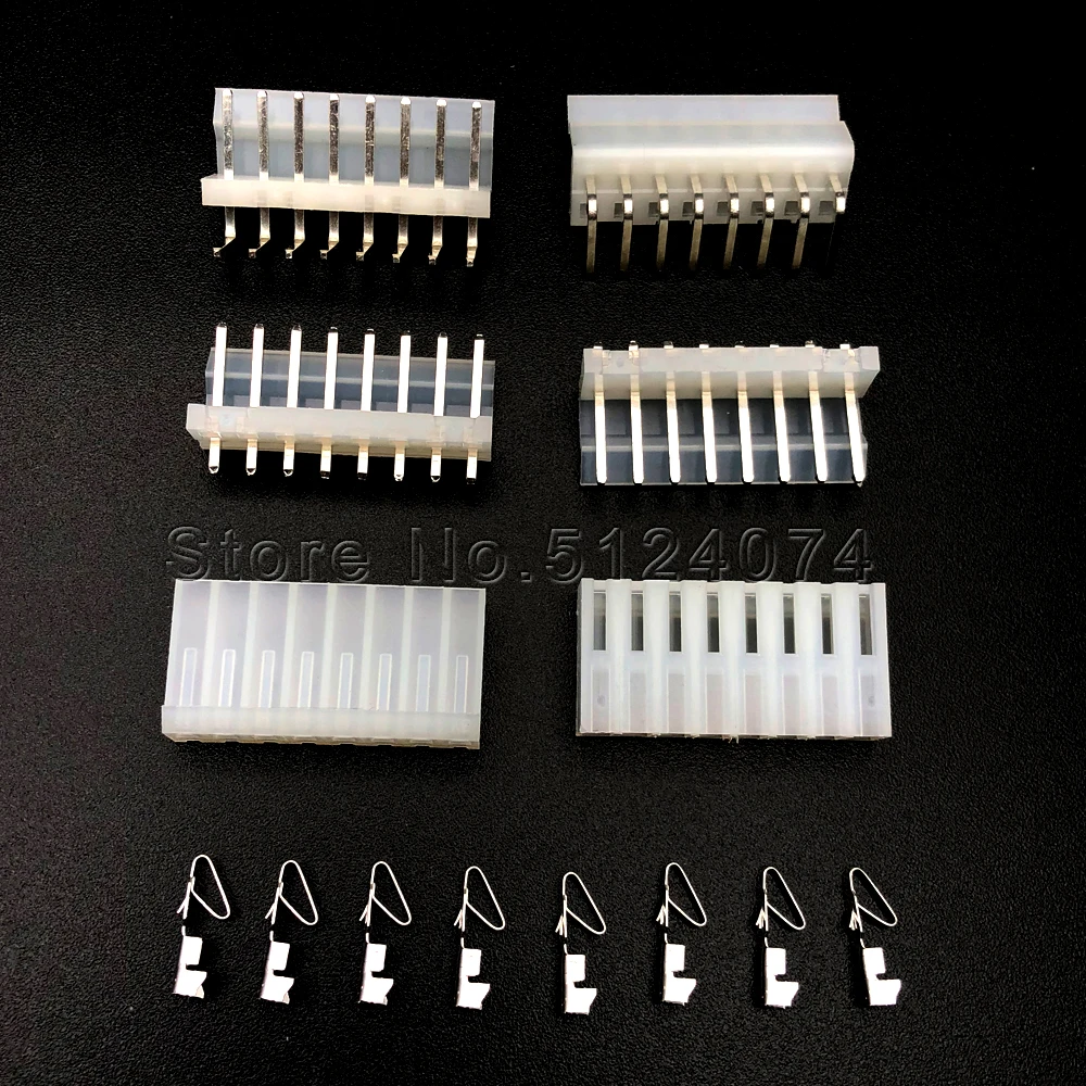 5 комплектов = 50 шт. CH3.96mm разъем 8P 8pin CH3.96 прямой/изогнутый изгиб иглы + набор клемм