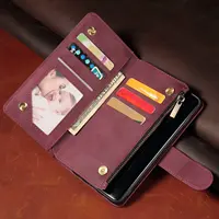 Кожаный кошелек для OPPO A72 4G CPH2067, чехол на магнитной молнии, мобильный ретро кошелек, флип-подставка для карт