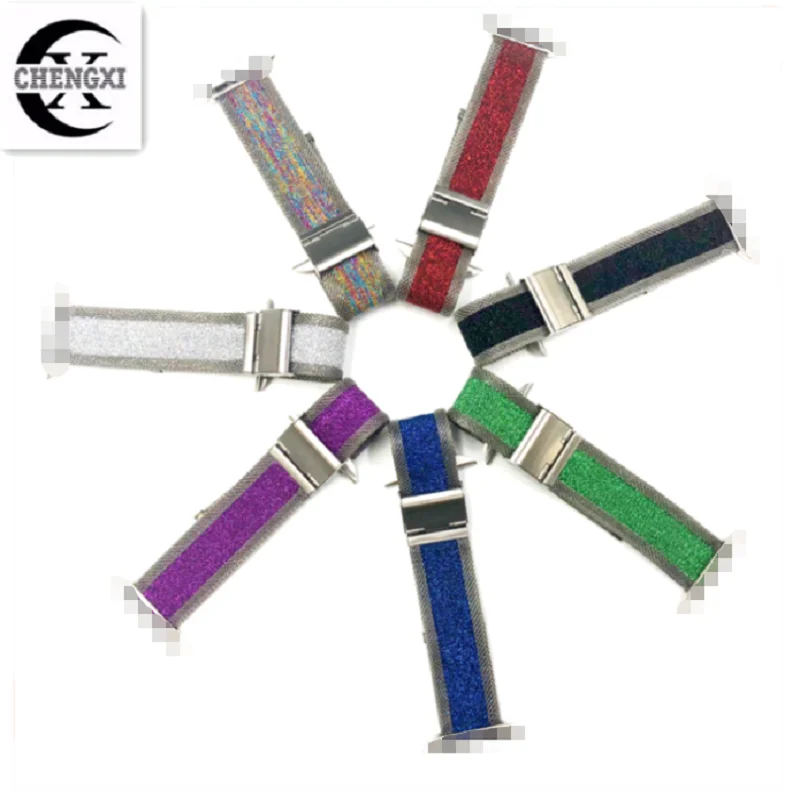 

Stainless Steel Elastic Milanese For Apple Watch SE 6 5 4 3 2 1 42mm38mm Bracelets Strap For iWatch 4 5 40mm 44mm Durable buckle