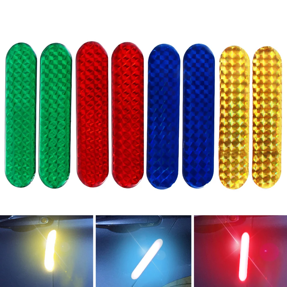 2 шт. светоотражающие Предупреждение йки на дверь автомобиля|Светоотражающие