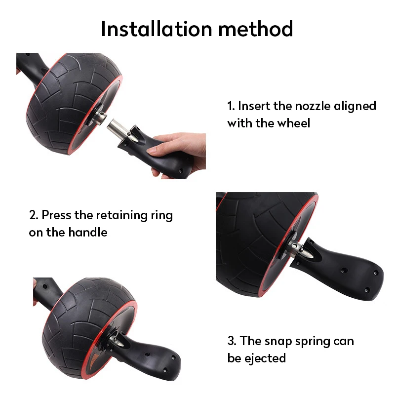 Ролик для брюшного пресса Упражнение отскок колесо Фитнес тренировки