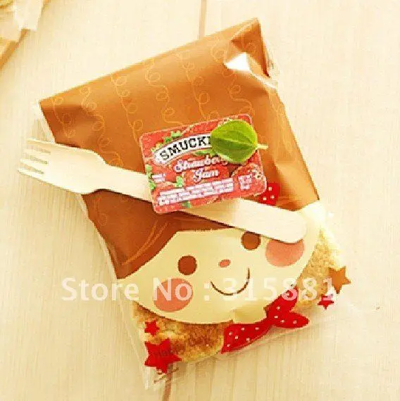 Сумки для печенья сумки девочек конфет 12 см x 20 300 шт./лот|lot|lot lotlot bag |