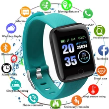 116 Plus Smart Band Watch Bluetooth-compatible Heart Rate Blood Pressure Monitor Fitness Tracker Wristbands Wearable Devices