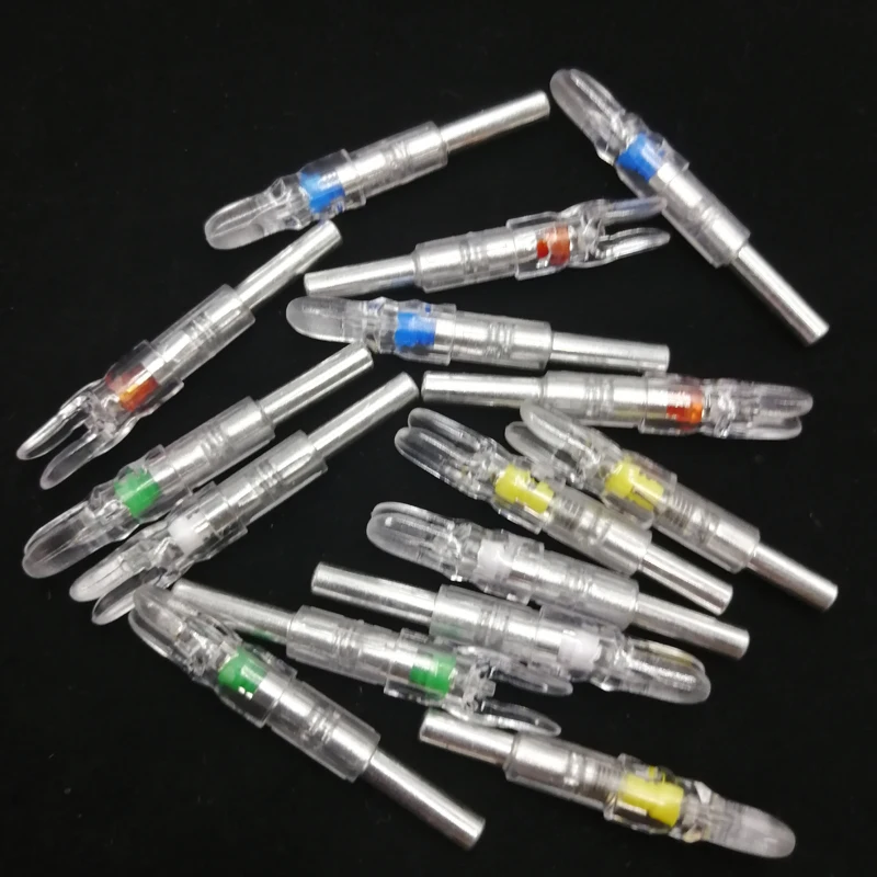 6/9 PCS Archery LED Lighted Nocks Suitable For Any Internal Diameter 6.2MM Arrow Hunting Accessories | Спорт и развлечения