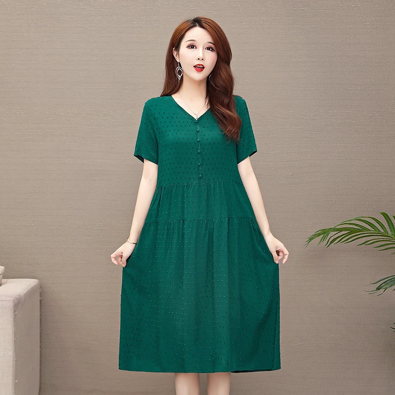 Элегантное летнее женское платье 2021 черное винтажное с V-образным вырезом летняя