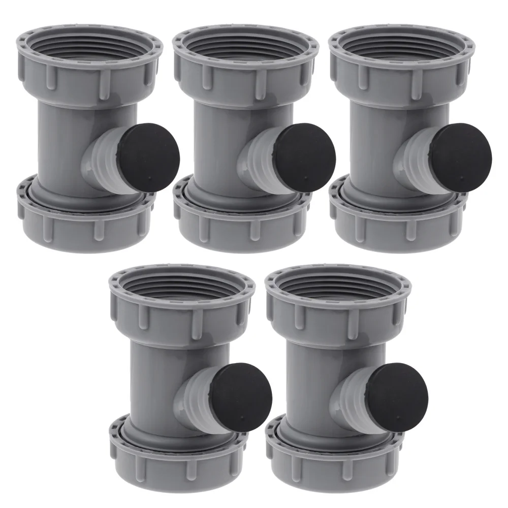 

5PCS 45mm Washing Sink Drain Three-way Overflow Accessory Sink Drain Pipe Part