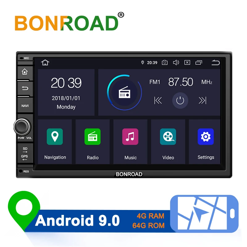 Bonroad " 8 ядерный Android 8/9. 0 PX5 Автомобильный мультимедийный плеер для Nissan автомобильный стерео приемник DVD с радио gps навигация видео